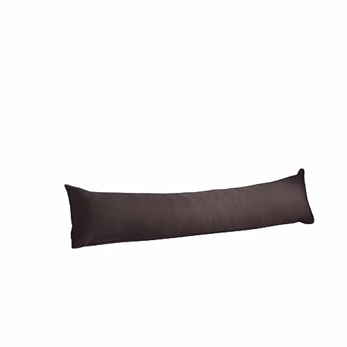 Alan Symonds Velvet Chenille Draught Excluder, Brown, W/D/H: 90 x 15 x 15 cm – 2