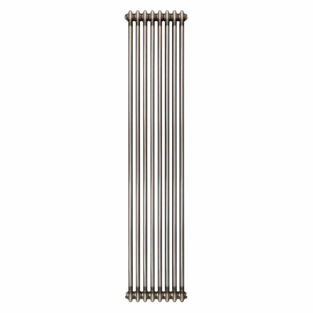 Monstershop Traditional 2 Column Steel Radiator in Silver, H: 180 cm, W: 38 cm – 2
