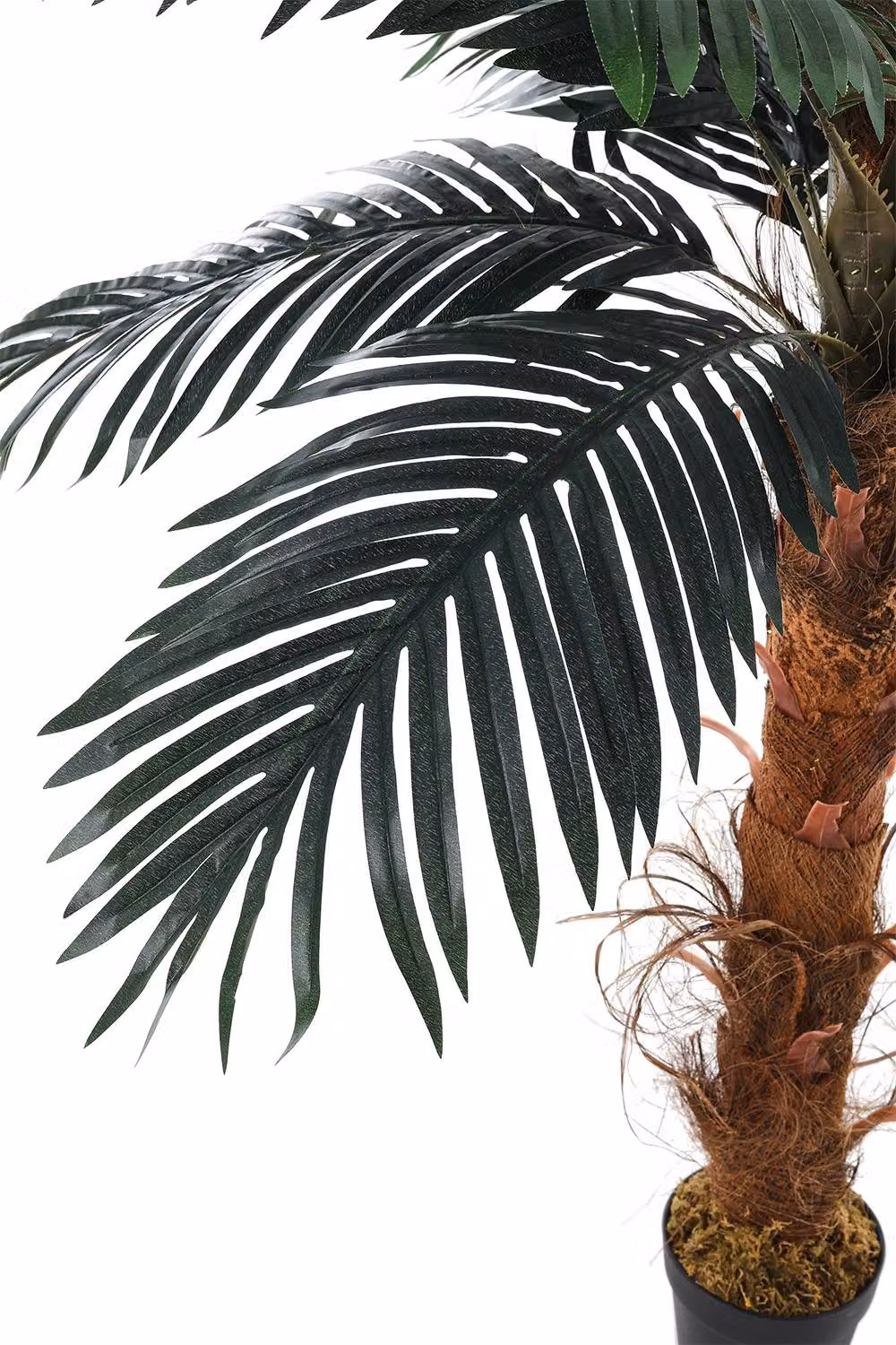 Living and Home 120 cm Green Simulated Palm Tree Decor with Pot for Indoor and Outdoor Use – 3