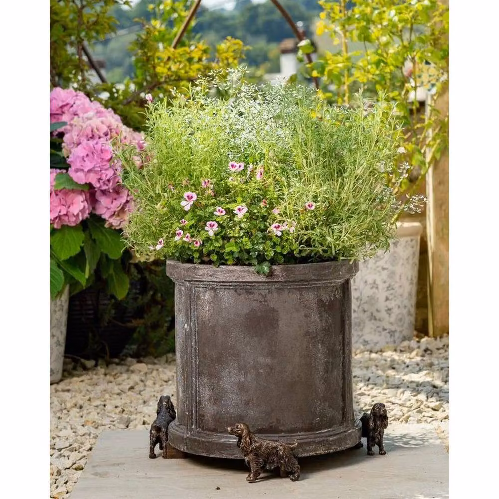 Jardinopia Cocker Spaniel Plant Pot Feet, Set of 3, Bronze, L6 x W11 x H8.5 cm – 6