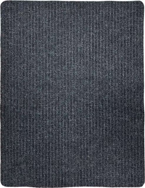 Mud Master Rectangular Brushing Scraper Mat in Dark Grey