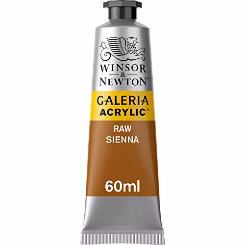 Winsor & Newton Galeria Acrylic Paint, Raw Sienna, 60 ml – 2