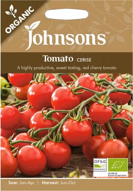 Johnsons Tomato Cerise Red Vegetable Seeds