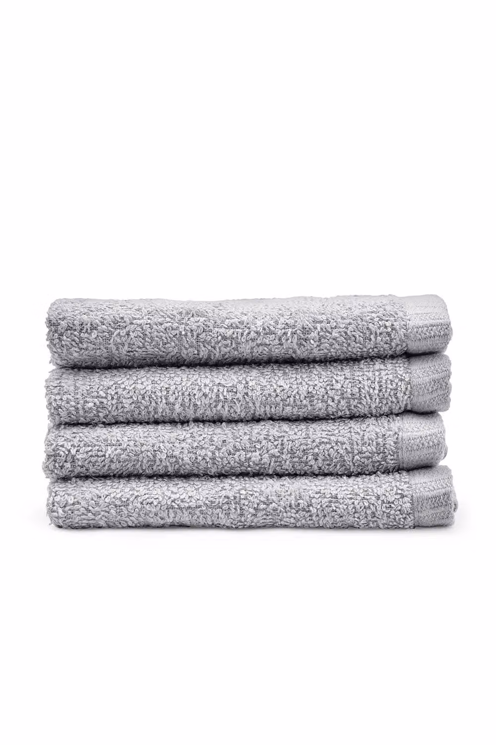 Catherine Lansfield Grey Quick Dry Cotton Face Cloths, 4 Pack – 3