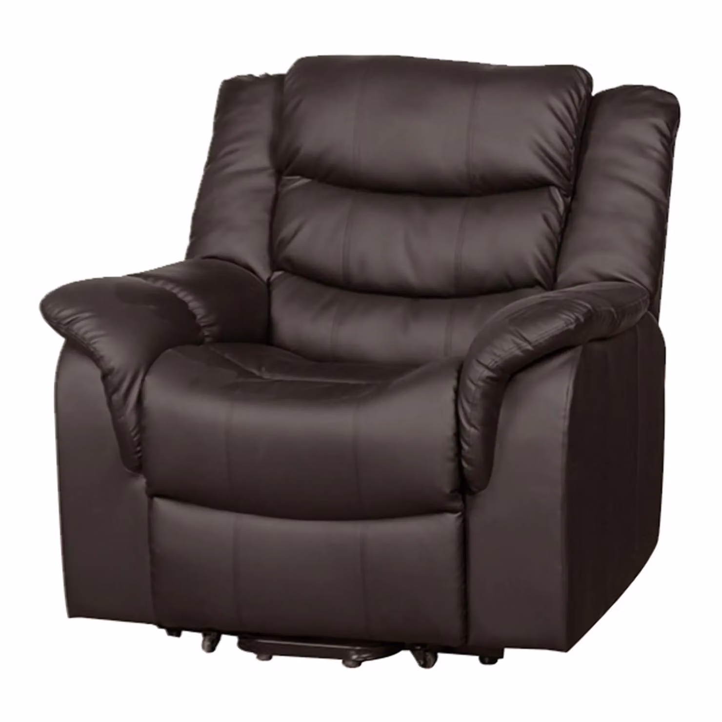 Artemis Home Almeira Manual Reclining Armchair in Brown Synthetic Leather – 2