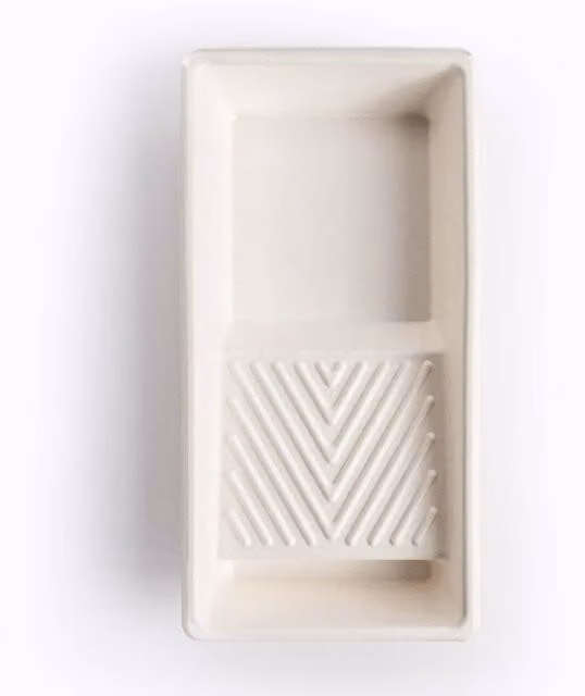 Hemway 4 inch Paint Roller Tray in Cream