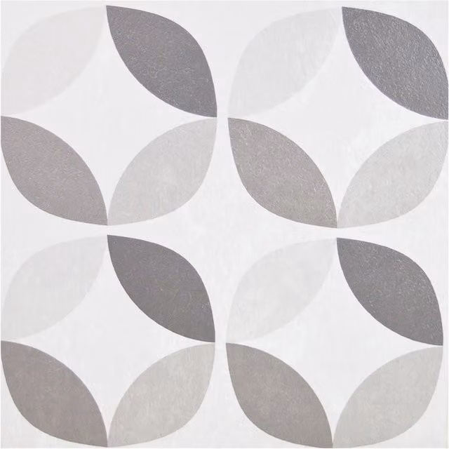 d-c-fix Self-Adhesive Grey Geometric Tile-Look Floor Vinyl Tiles