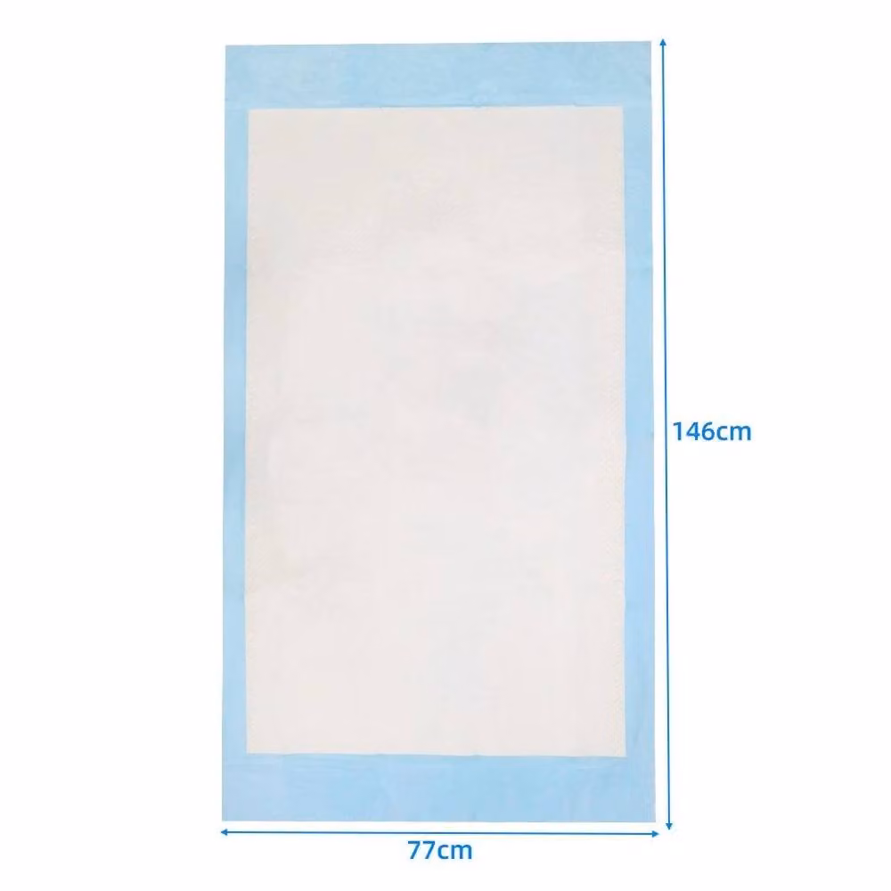 NESTLUNE 20 Pack Thickened Incontinence Bed Pads for Adults, Blue, W: 77 cm, D: 146 cm – 2