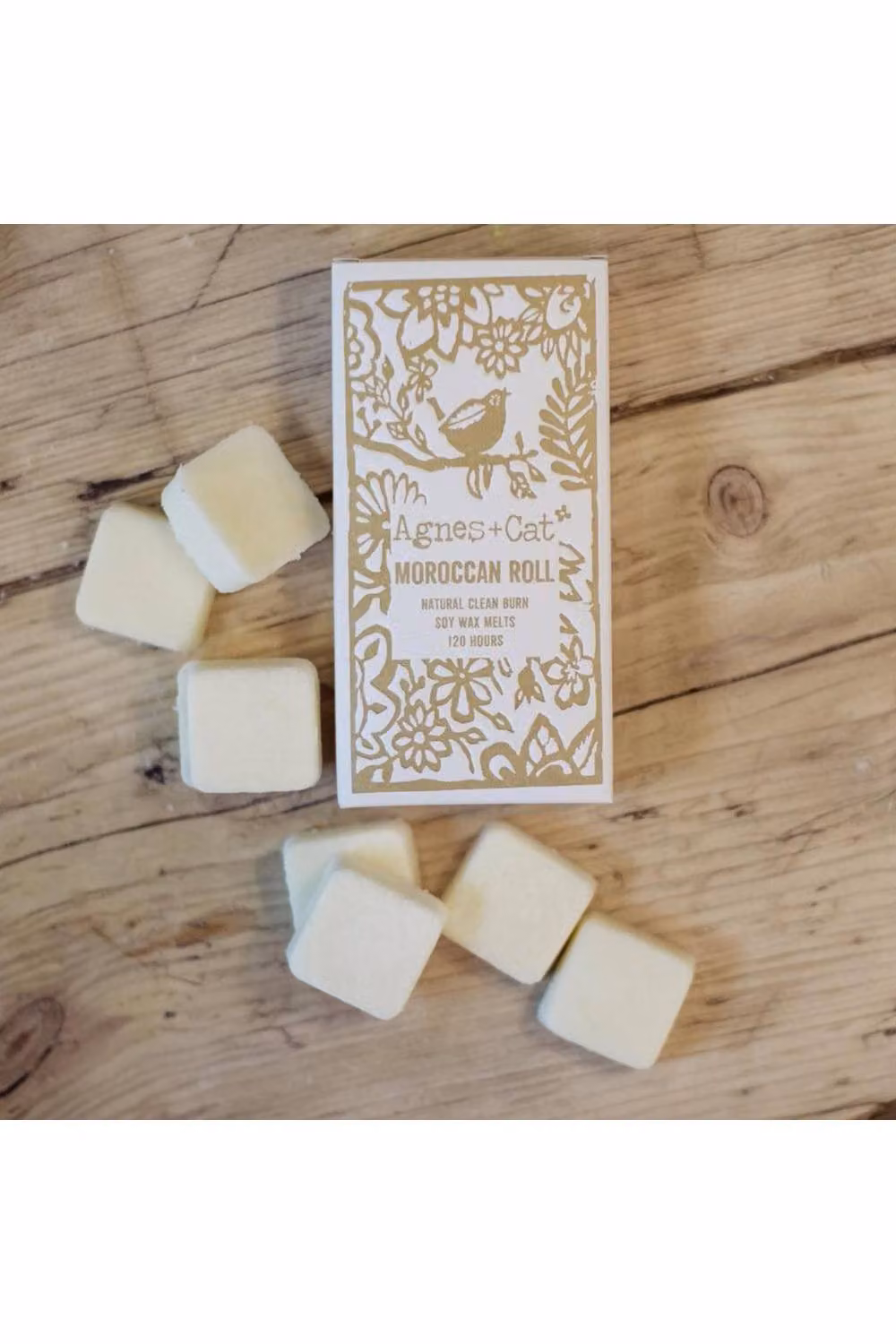 Agnes & Cat Moroccan Roll Soy Wax Melts, Box of 8, White Floral Scent – 2
