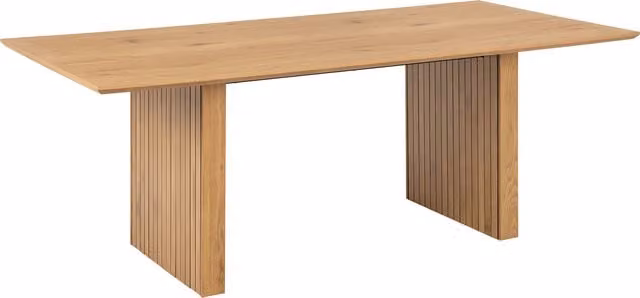 Furniture To Go Colima Rectangular Dining Table in Rustic Oak Brown