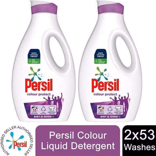 Persil Colour Liquid Detergent for Sensitive Skin, 1.54 l (53 Washes)