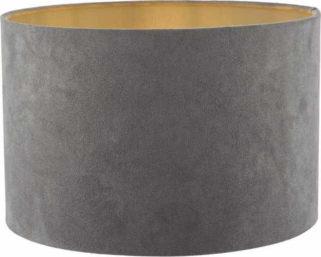 Dar Grey Fabric Cylinder Lamp WAN1339