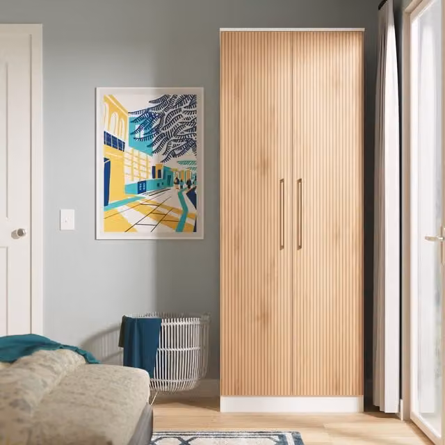 Ready Assembled 2 U Gloucester 2 Door Wardrobe in White