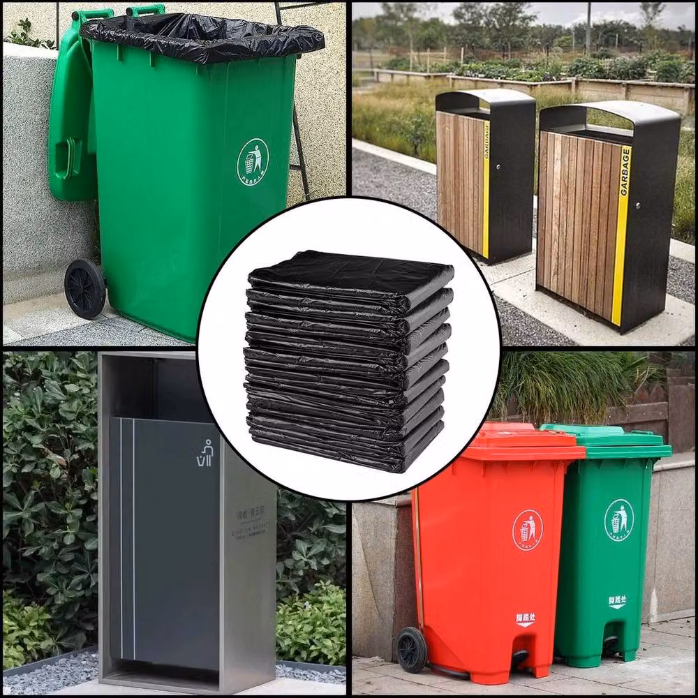 EONLION 20 Pack Strong 240L Black Wheelie Bin Bags, 100 cm – 3