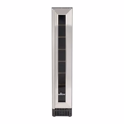 Willow W15WCSS 20L Under Counter Wine Cooler in Stainless Steel Silver – 1