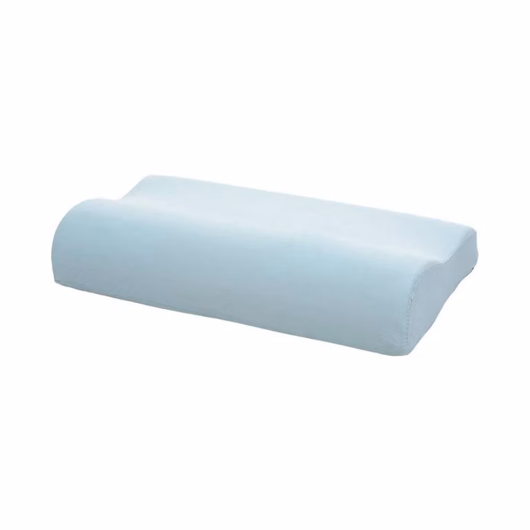 PAWNORA Cooling Memory Foam Pillows, 2 Pack, Duck Egg Blue and Green