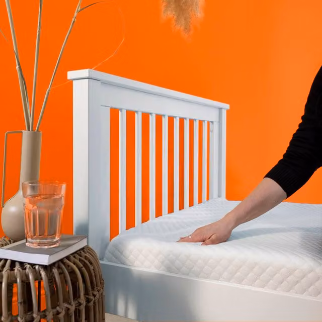 Noa and Nani Ari Single Eco Foam Hypoallergenic Trundle Mattress, White, W/D/H: 90 x 190 cm