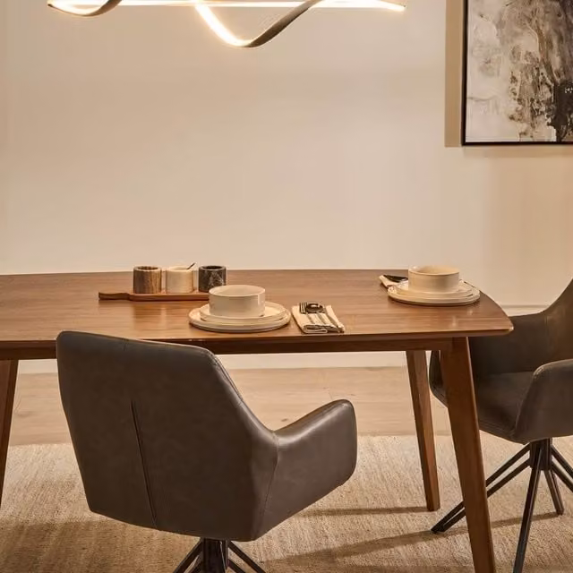 Wyld and Coco White Modern Geometric LED Pendant Light with Aluminium Frame and Height Adjustable Suspension – 1