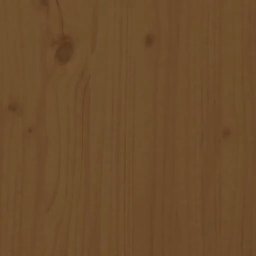 Berkfield Home Rustic Solid Wood Pine Headboard in Honey Brown, W: 100 cm, D: 3 cm, H: 80 cm – 3