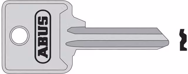 ABUS 85 Series Mechanical Key Blanks in Silver and Multicolour