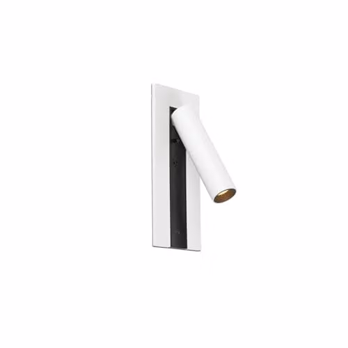 Netlighting Gabo USB C LED Reading Wall Light in White with 2700K Warm White Light