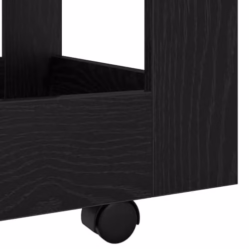 vidaXL Desk Trolley in Black Oak, W/D/H: 60 x 45 x 60 cm – 4