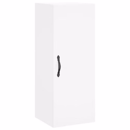 vidaXL Wall Mounted Cabinet in White with Hinged Doors and Internal Shelves, W/D/H: 34.5 x 34.0 x 90.0 cm – 1