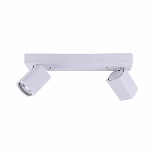 Netlighting Senova Modern 2 Light Twin Ceiling Spotlight GU10 in White – 1