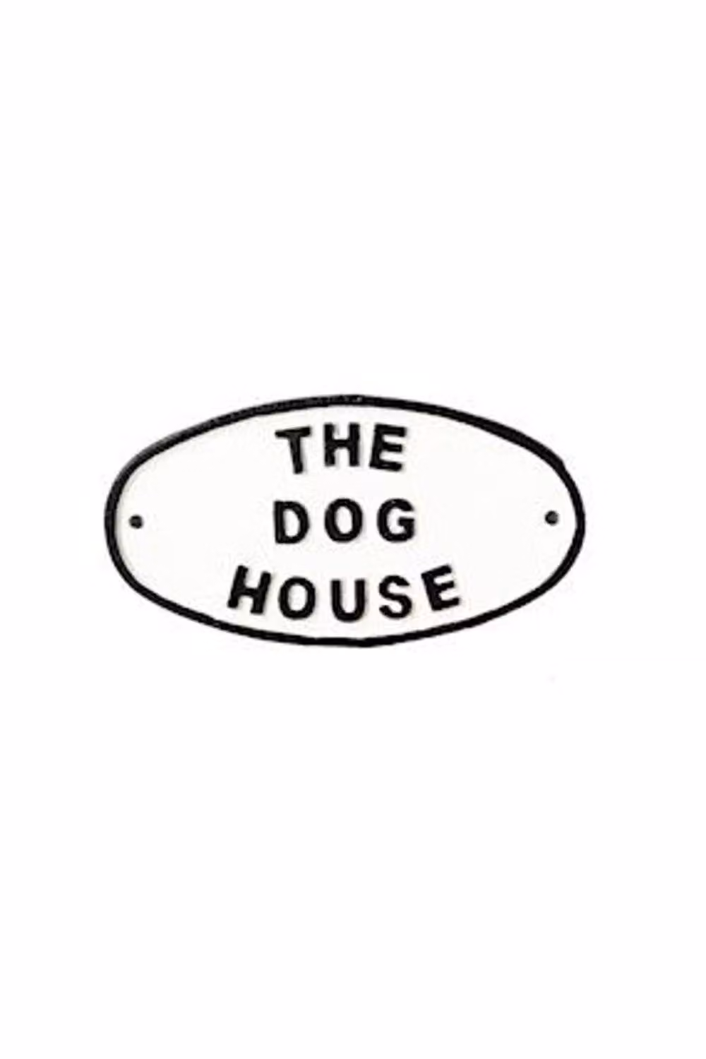 KDMD The Dog House Sign 2 Pack in White – 3