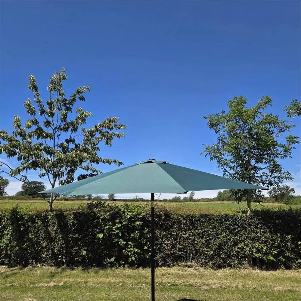 SPETLEK Green Garden Parasol Umbrella with 2.7 m Diameter – 2
