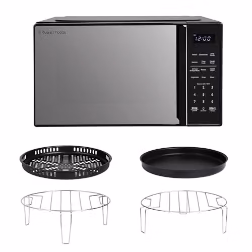 Russell Hobbs 4 in 1 Digital Combination Microwave 23L with Air Fryer Function, Convection and Grill, 900W, Black RHMTAF2302B – 8