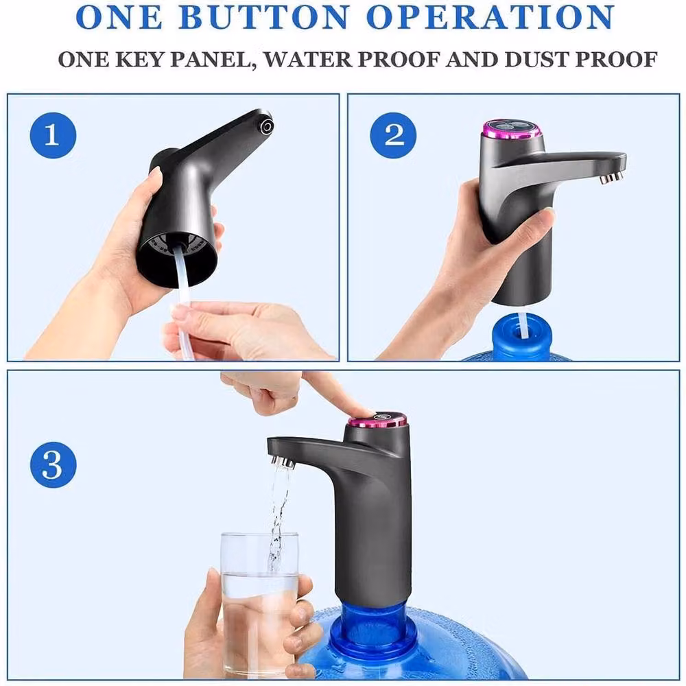 Kelvenix Electric Water Bottle Pump in Black – 4