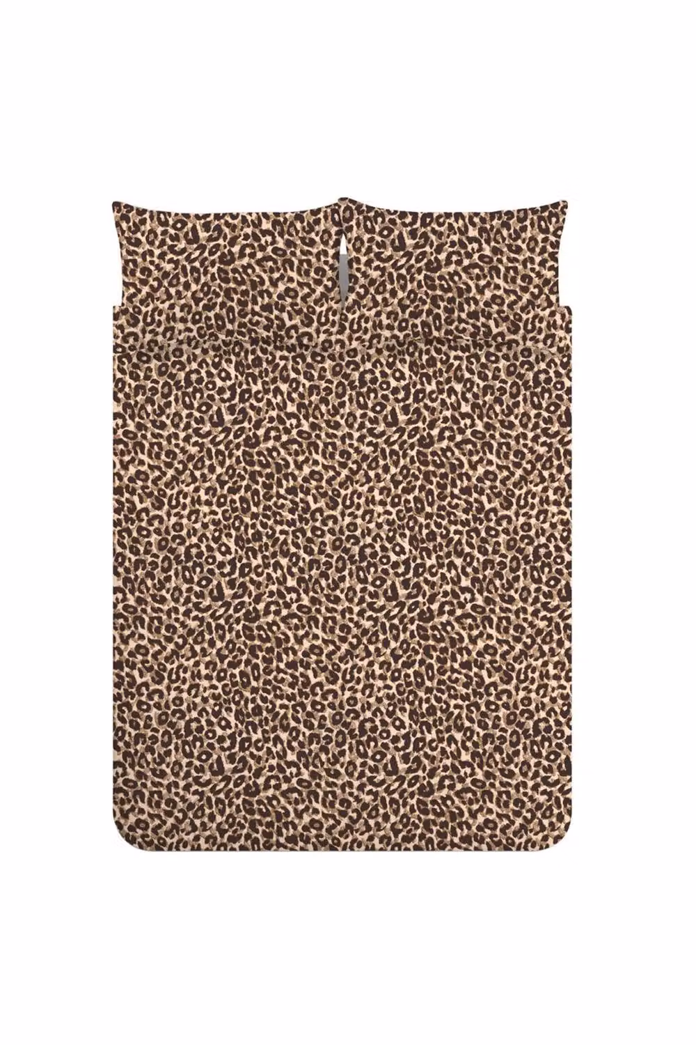Catherine Lansfield Animal Print Reversible Microfibre Duvet Cover Set, Brown, W/D/H: 200 x 220 cm – 4