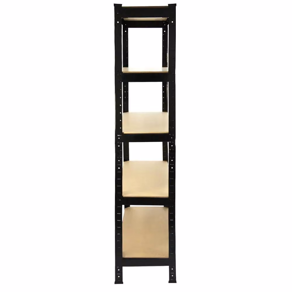 Monstershop Monster Racking T-Rax Heavy Duty Metal Shelving Unit, Black, W: 75 cm, D: 30 cm, H: 150 cm – 2