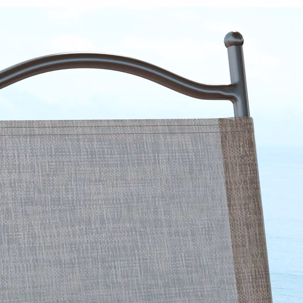 Wyld Haus Hazivi Set of 2 Brown Powder Coated Metal Mesh Folding Chairs – 6