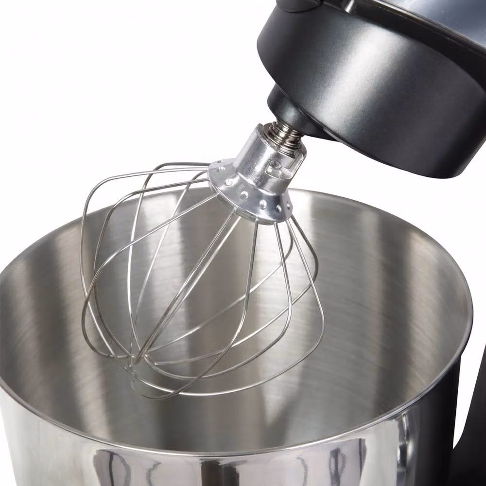 Spector 1500W Stand Mixer with 5.5L Bowl and Meat Grinder in Silver – 4