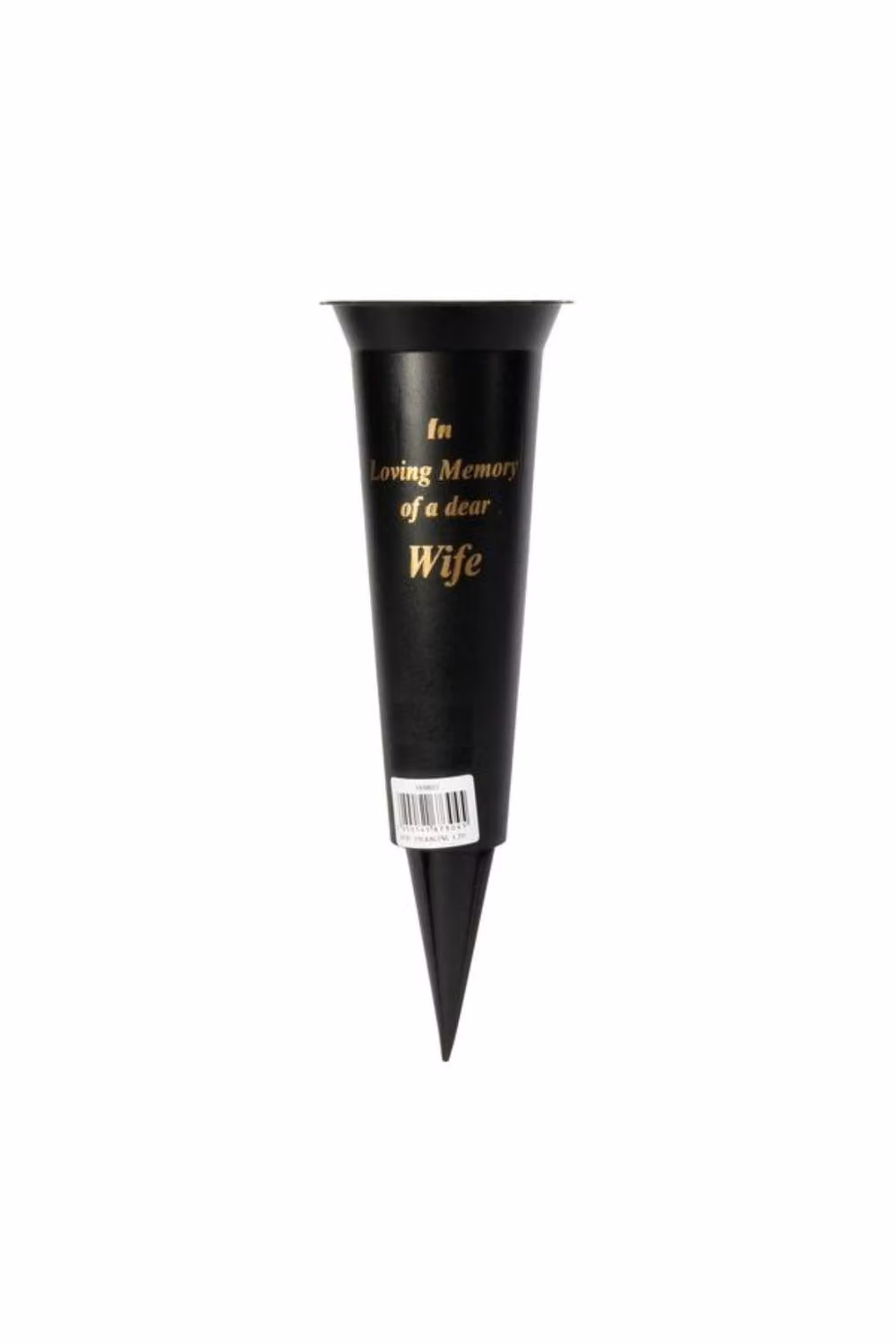 KDMD Black and Gold Plastic Grave Vases, 5 Pack, Height: 23 cm – 2