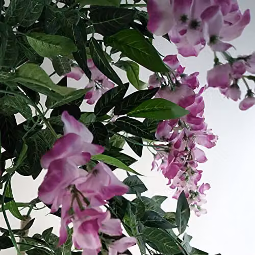 Leaf Design UK Realistic Artificial Pink Wisteria Tree, H 150 cm x W 60 cm x D 60 cm – 3