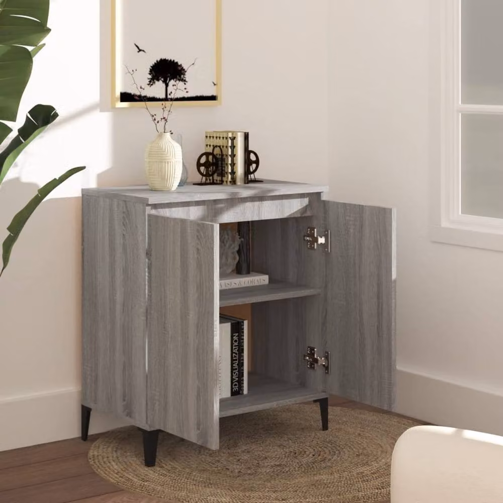 Berkfield Home Grey Sonoma Sideboard, W: 60 cm, D: 35 cm, H: 70 cm – 3