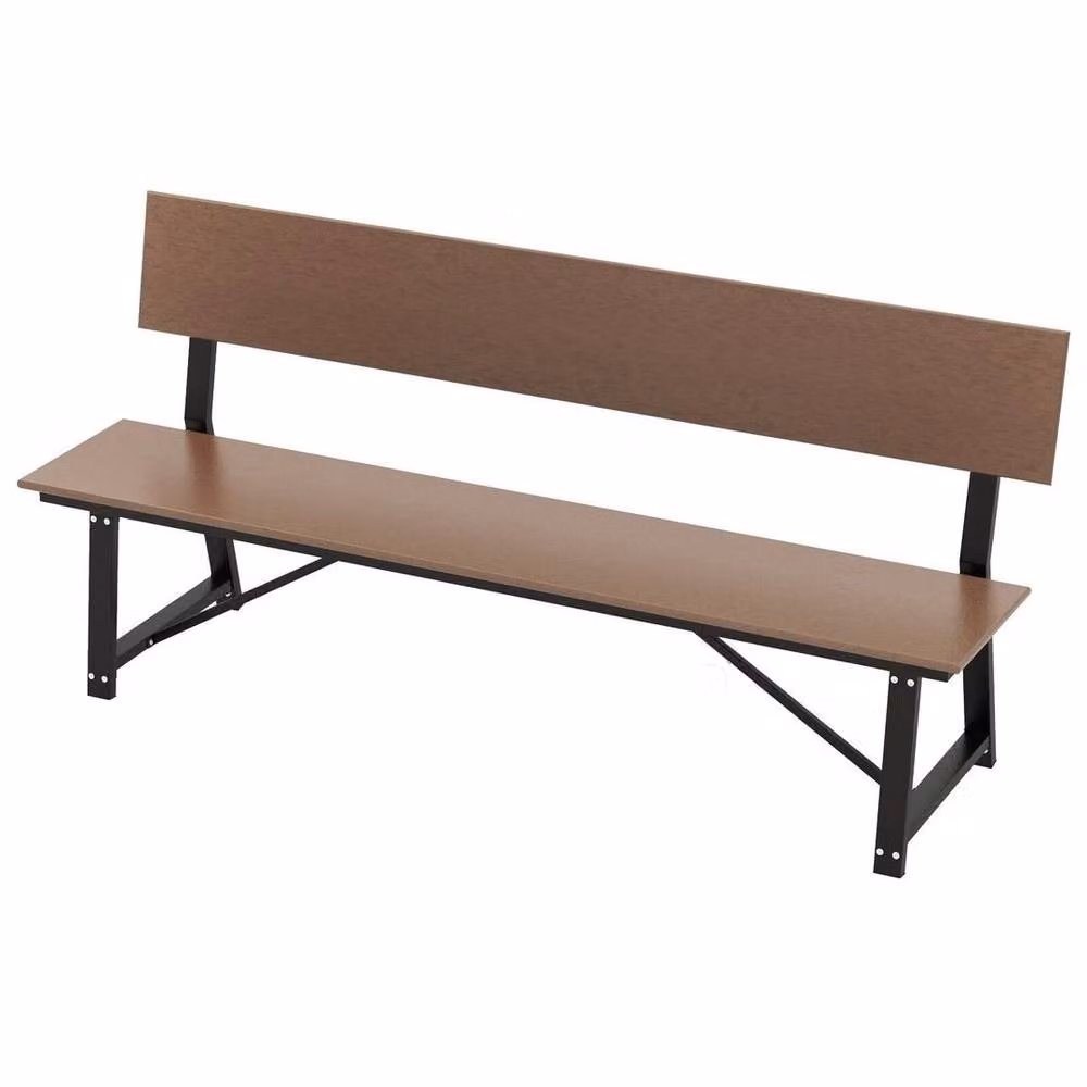 SPETLEK 183cm Outdoor Garden Bench for 4 Adults in Brown – 7