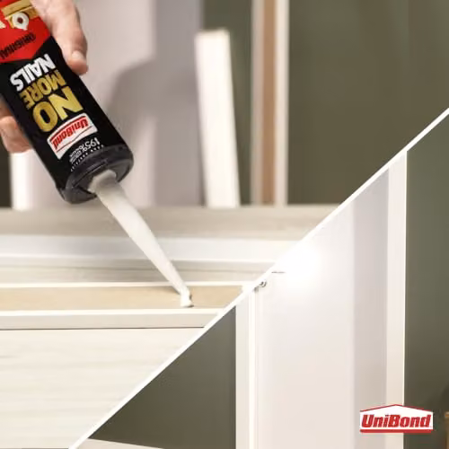 Unibond No More Nails Original Construction Adhesive, White, 280 g – 6