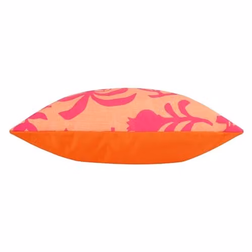 Terrys Floral Square Outdoor Cushion in Pink and Orange, W/D/H: 43 x 43 x 43 cm – 3