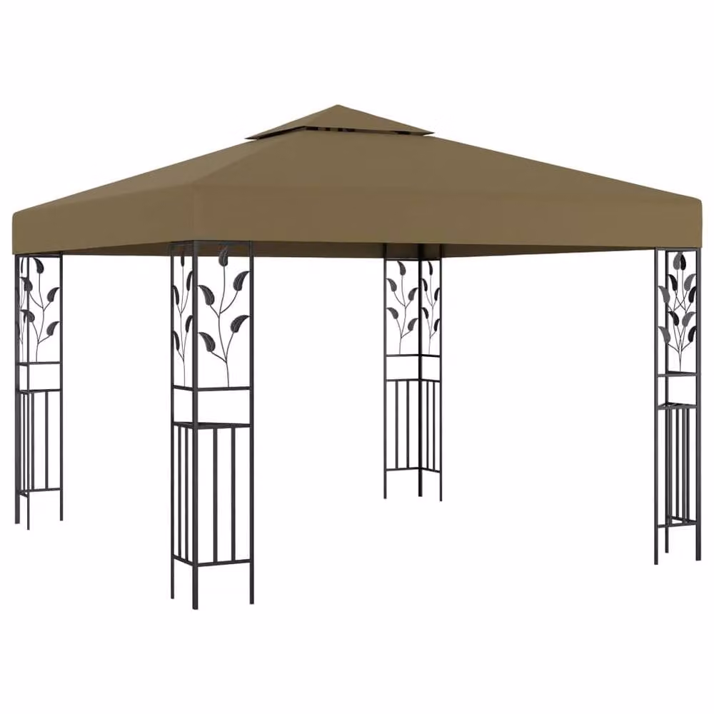 Berkfield Home Hip Gazebo in Beige, W: 300 cm, D: 300 cm, H: 250 cm – 2