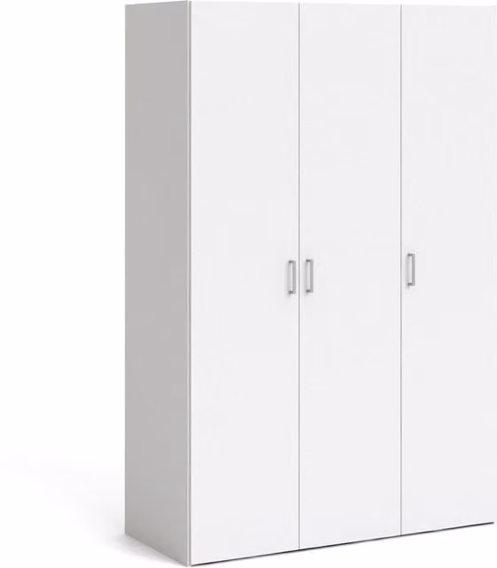 Furniture To Go Space 3-Door Wardrobe in White, Height: 175 cm – 1