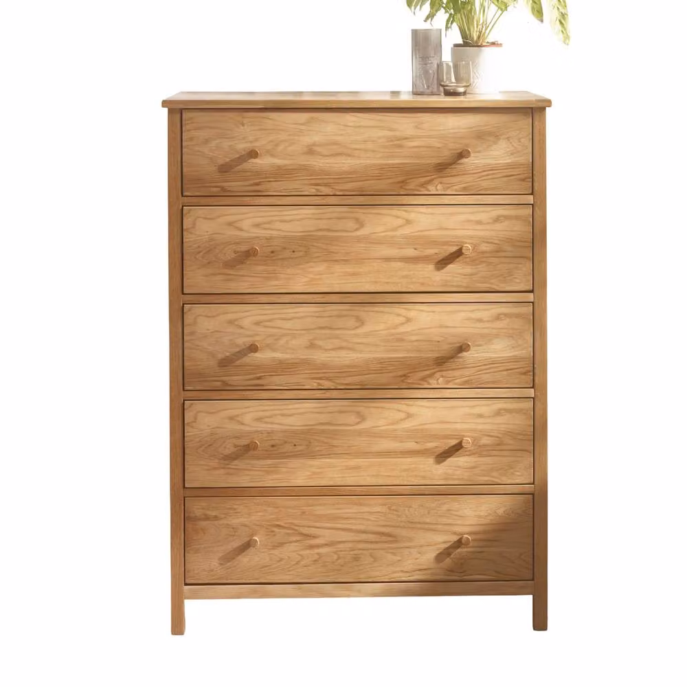 Cheshire Premium Ridgeway 5 Drawer Wide Chest in Brown – 2