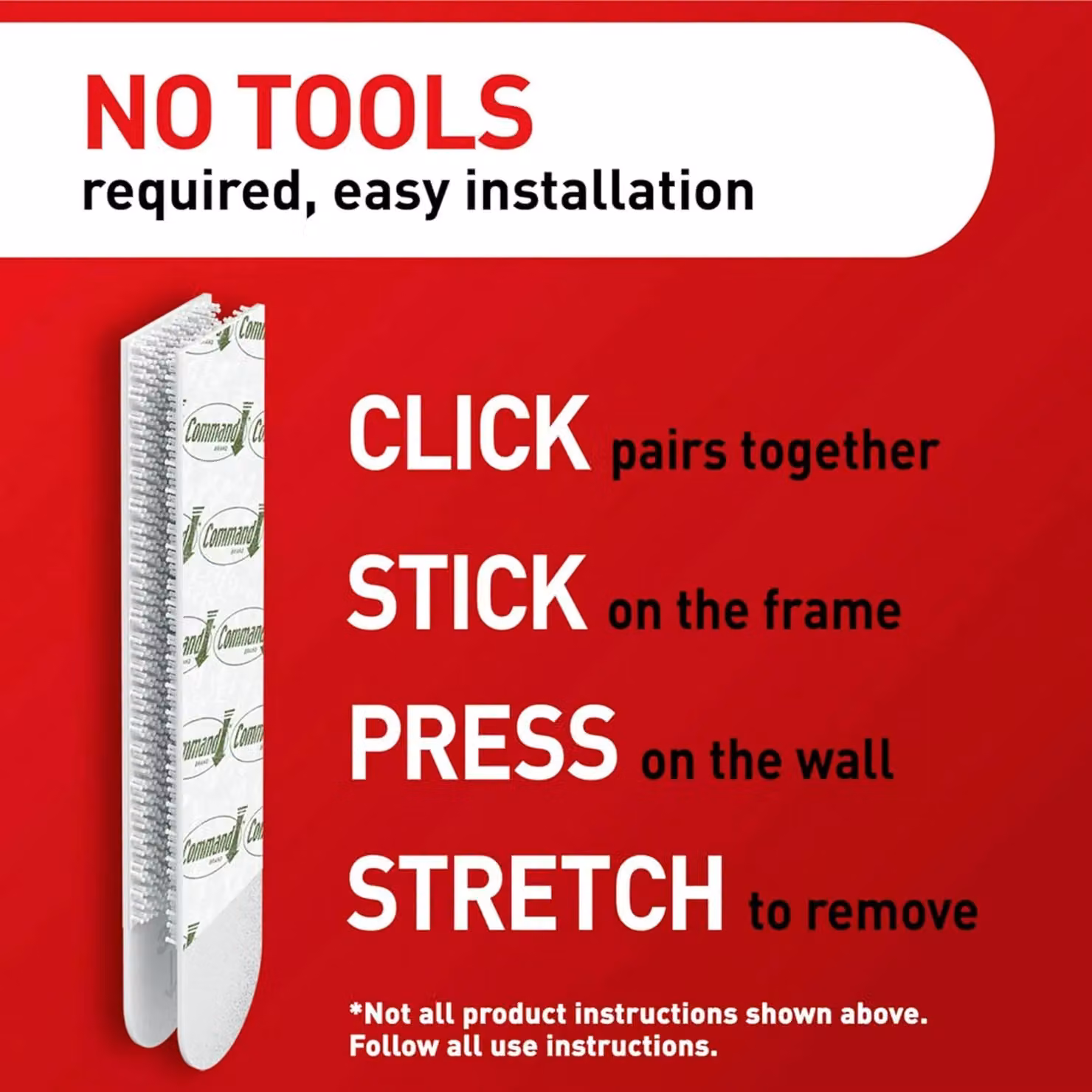 3M Command White Medium Picture Hanging Strips Value Pack with 24 Adhesive Strips – 4