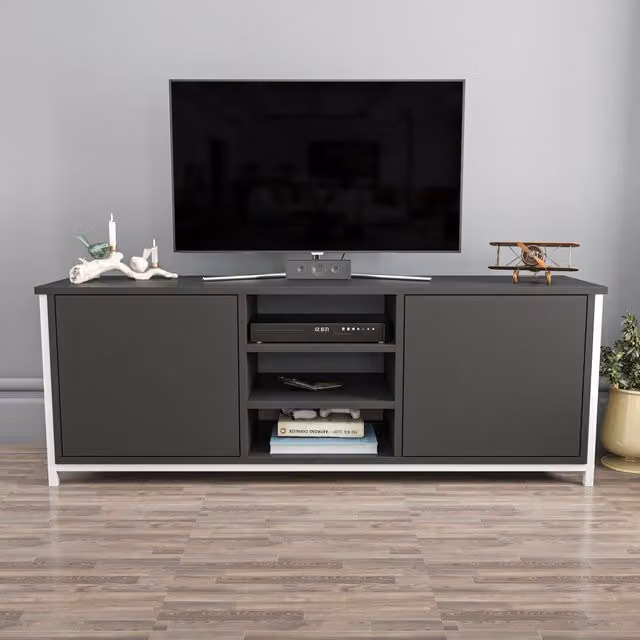 Decorotika Otis TV Unit in Grey, White and Anthracite – 1