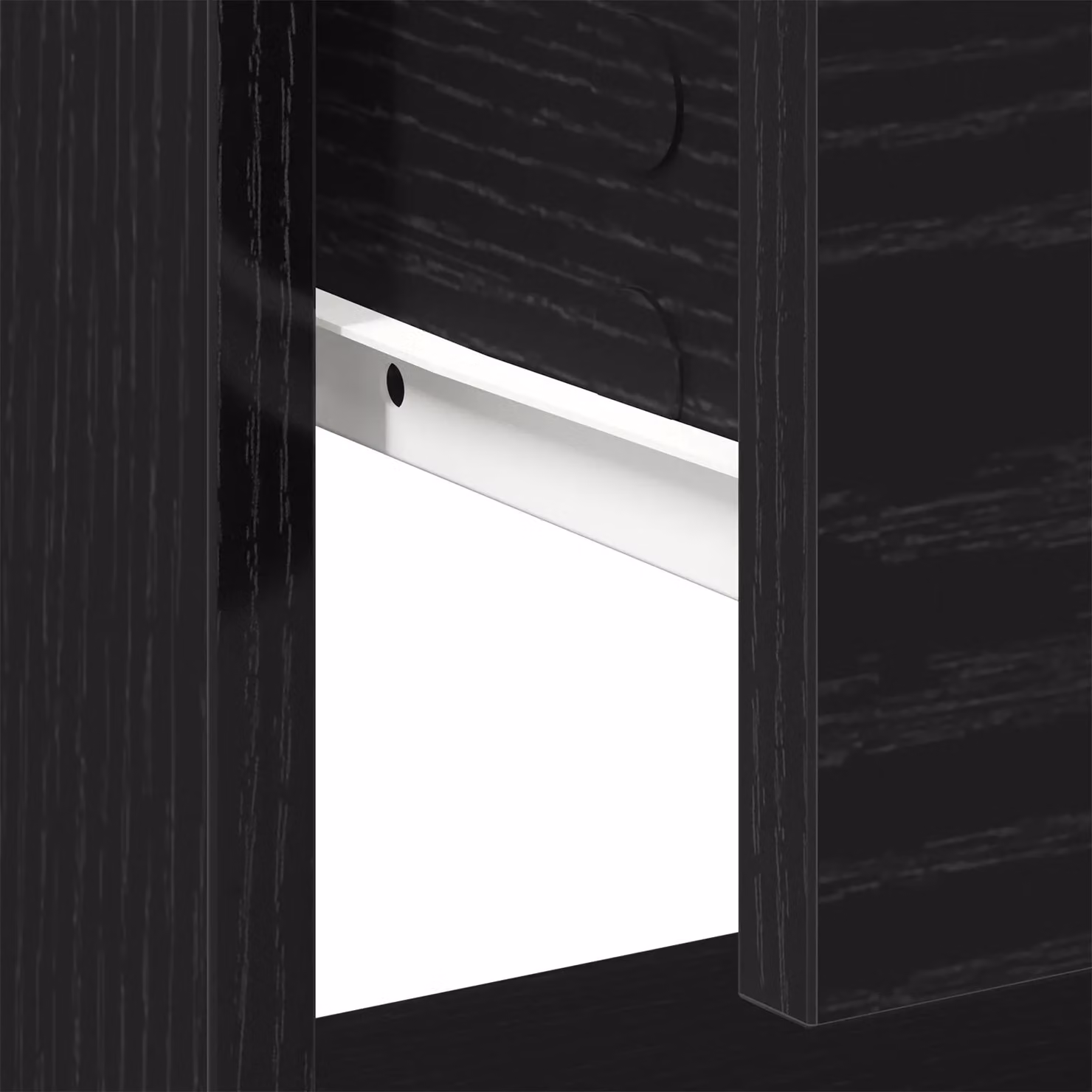 Berkfield Home Black Oak Bedside Cabinet W/D/H: 45 x 34 x 48 cm – 7