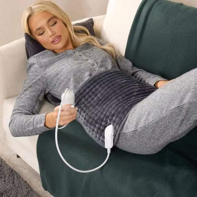 OHS Electric Heated Body Wrap Pad in Anthracite Grey