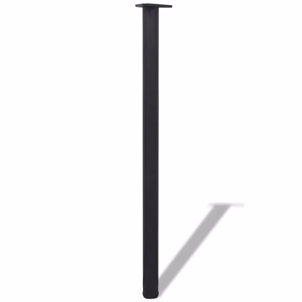 Berkfield Home Height Adjustable Table Legs, Black, Height: 110 cm – 2